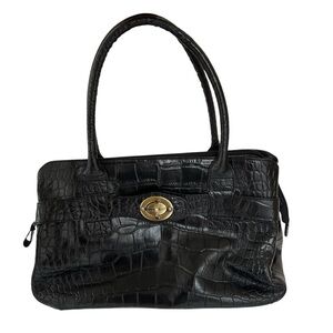 Michael Rome Designs Genuine Leather Croco Embossed Leather